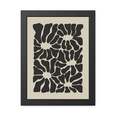 Boho Floral 2 - Abstract Wall Art Framed Posters - Modern Home Decor