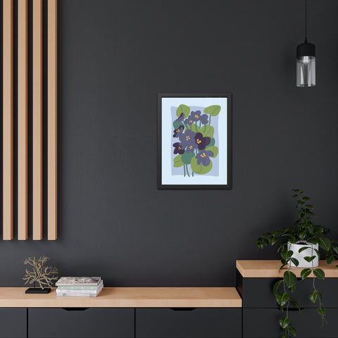 Flowers 4 - Botanical Framed Poster - Floral Art Print for Home Décor