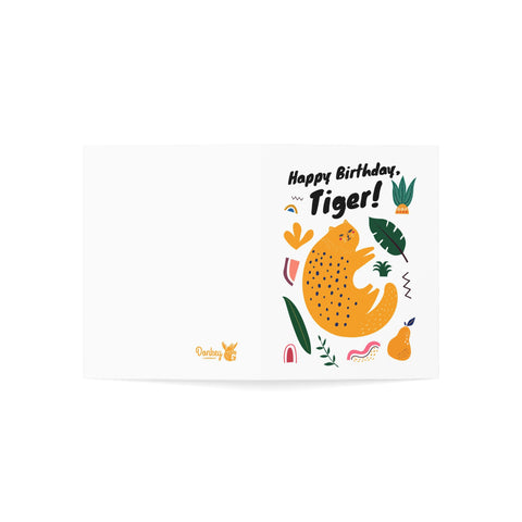 Happy Birthday Tiger (Nature) - Greeting Card