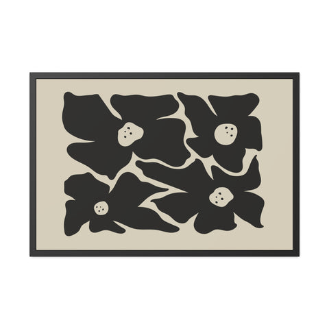 Melancholy 1 - Stylish Floral Framed Poster | Modern Home Decor | Art for Living Room & Bedroom