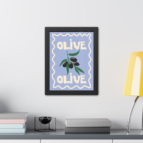 Olive - Framed Poster for Home Decor – Ideal for Kitchen and Dining Spaces