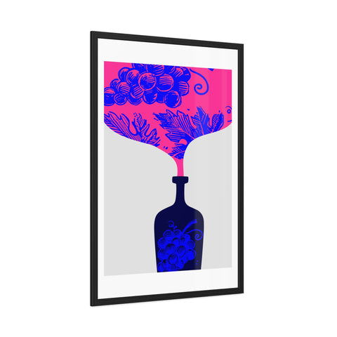 Wine Country 11 - Vibrant Wine-Themed Framed Poster for Home Decor