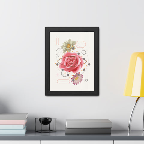 Lavish 2 - Boho Floral Framed Poster - Modern Home Aesthetic Decoration