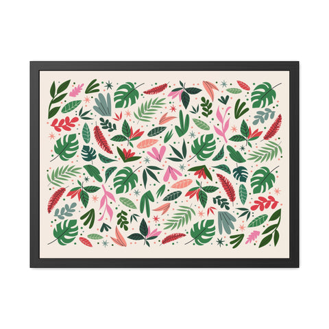 Almost that time of the year - Vibrant Floral Framed Poster | Botanical Wall Art for Home Decor