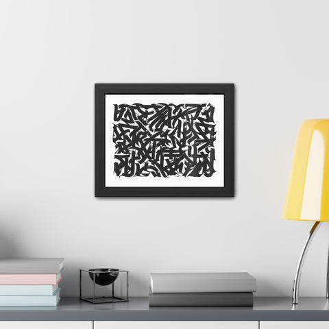 Smith 1 - Modern Abstract Framed Posters - Urban Art Decor for Home & Office