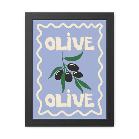 Olive - Framed Poster for Home Decor – Ideal for Kitchen and Dining Spaces