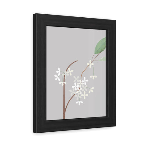 Botanical Gradual 3 - Floral Framed Poster - Elegant Wall Art for Home Decor
