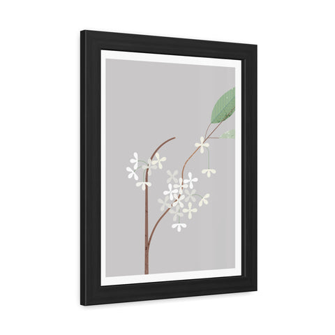 Botanical Gradual 3 - Floral Framed Poster - Elegant Wall Art for Home Decor