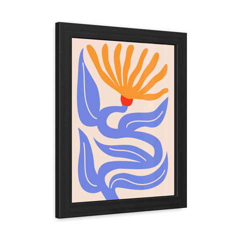 Marinda 4 - Vibrant Floral Framed Poster | Modern Art Decor for Home & Office