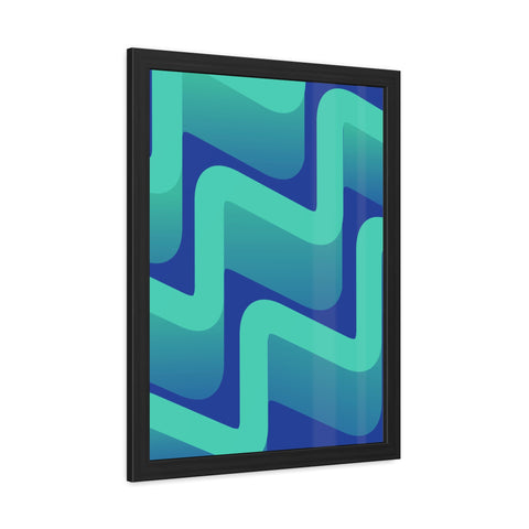 Abstractica 3 - Abstract Waves Framed Poster | Modern Home Decor | Vibrant Wall Art