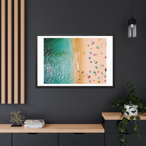 The Happening - Beach Day Framed Poster - Coastal Decor for Summer Vibes