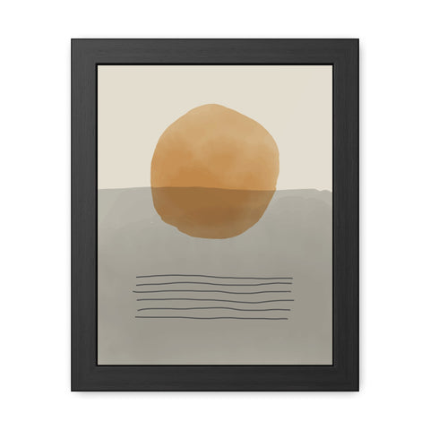 Watercolor Abstract 3 - Framed Print