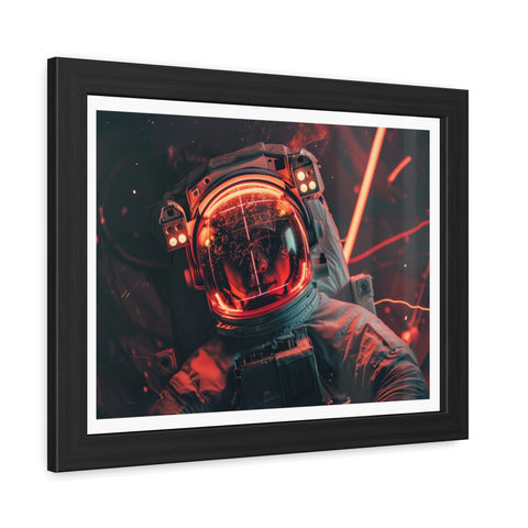 Kev - Cosmic Astronaut Framed Poster - Sci-Fi Wall Art for Space Enthusiasts