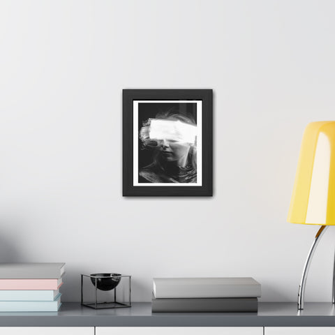 Flash of light - Portrait - Abstract Framed Poster - Modern Wall Art for Creative Spaces