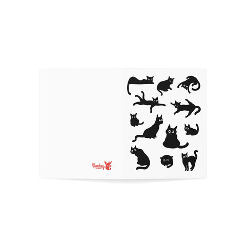 Black Cats - Greeting Card