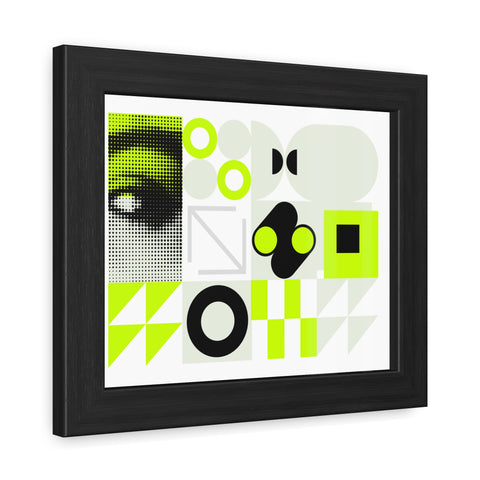 Modern Geometric Framed Poster Art – Eye-Catching Home Decor