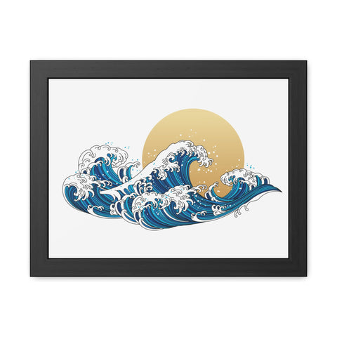 Wavesukan - Framed Print