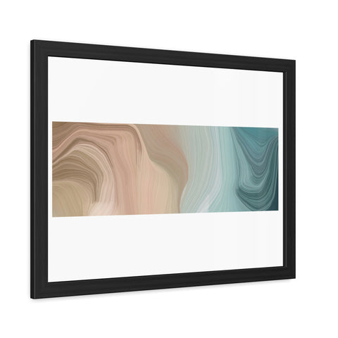 Rock Formation 1 - Abstract Wave Framed Poster | Modern Home Decor | Serenity & Style