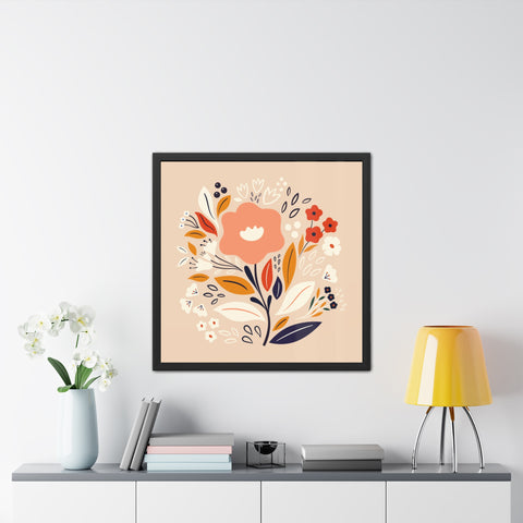 Bloom 3 - Floral Framed Poster – Vibrant Wall Art for Home Decor