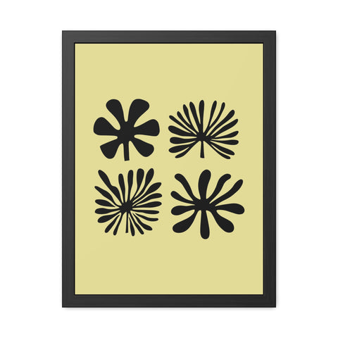 Lotus - Botanical Framed Poster - Modern Wall Art