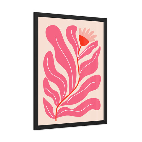 Marinda 6 - Vibrant Floral Framed Poster - Modern Wall Art Decor