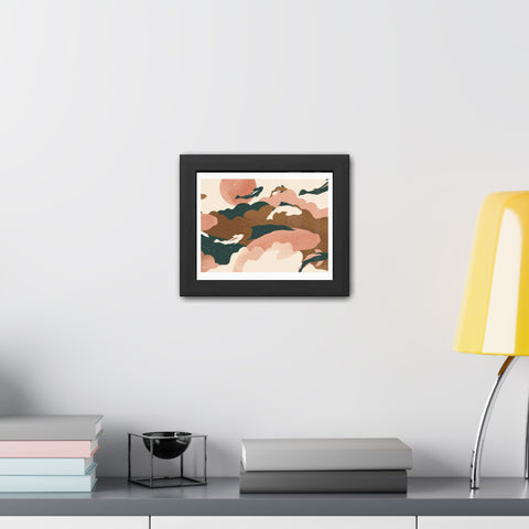 Koi Wind 2 - Artistic Framed Posters: Serene Dolphin & Sunset Wall Decor