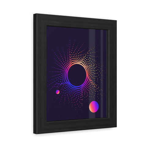 Sound Nova 1 - Cosmic Vibe Framed Poster - Celestial Art for Home Decor