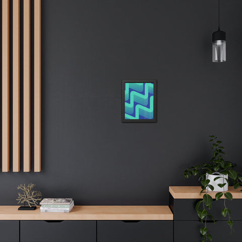 Abstractica 3 - Abstract Waves Framed Poster | Modern Home Decor | Vibrant Wall Art