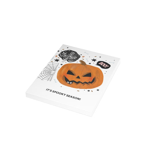 Halloween Pumpkin Greeting Card — Halloween / Holiday Greeting Card - Illustrated, Funny, Snarky, Modern