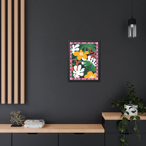 Amazon 3 - Tropical Botanical Framed Poster - Vibrant Jungle Art for Home Decor