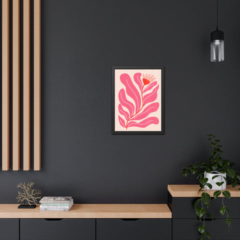 Marinda 6 - Vibrant Floral Framed Poster - Modern Wall Art Decor