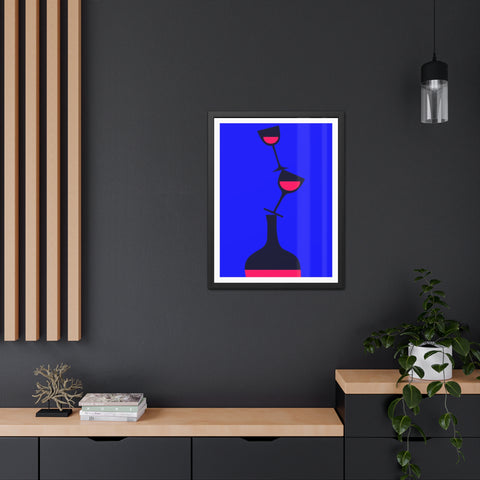 Wine Country 10 - Chic Wine-Themed Framed Poster | Modern Art for Wine Lovers