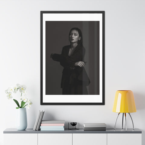 Xiang Sue - Elegant Monochrome Framed Poster - Stylish Wall Art for Modern Decor