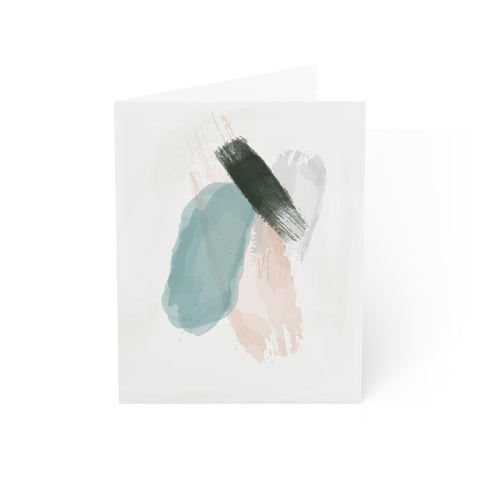 Brushstrokes - Greeting Card — Any Ocassion Greeting Card - Illustrated, Beautiful, Modern