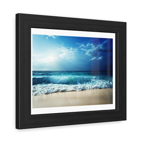 Coastal Lightshift - Framed Poster - Ocean View Wall Art for Beach Lovers