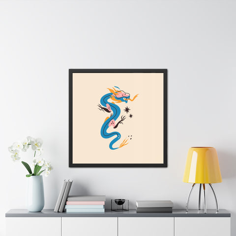 Dragon 2 - Vibrant Dragon Art Framed Posters for Home Décor