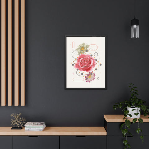Lavish 2 - Boho Floral Framed Poster - Modern Home Aesthetic Decoration