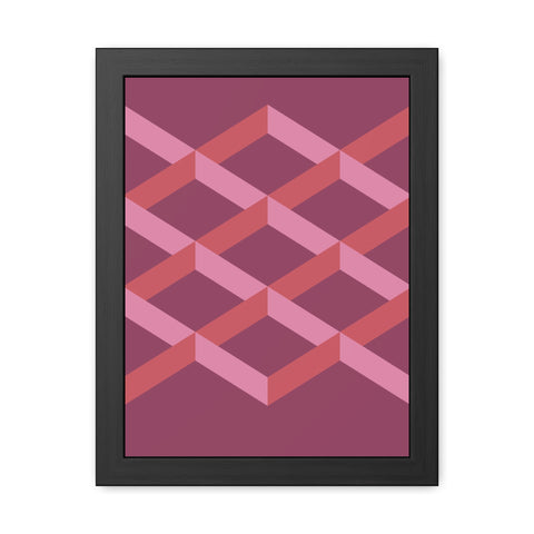 Geometric Framed Poster - Modern Wall Art for Contemporary Decor