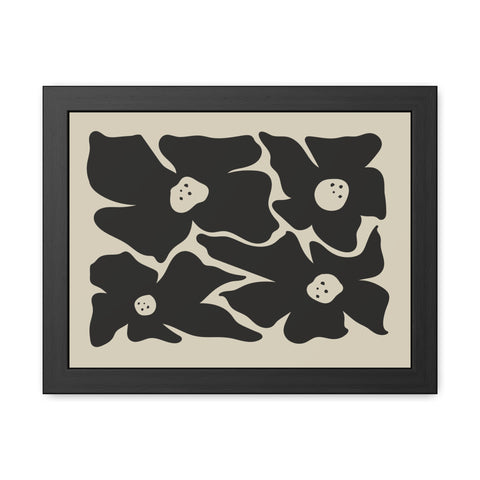 Melancholy 1 - Stylish Floral Framed Poster | Modern Home Decor | Art for Living Room & Bedroom