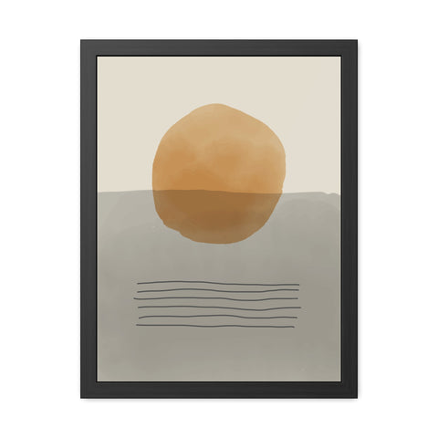 Watercolor Abstract 3 - Framed Print