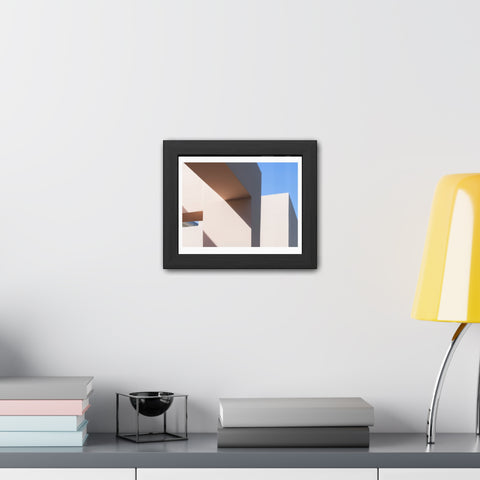 Light and Shadow - Modern Framed Poster – Abstract Architectural Design for Home Decor