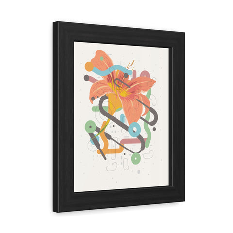 Lavish 4 - Vibrant Floral Art Framed Poster - Modern Home Decor