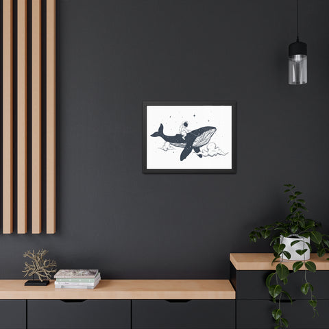 Whale Rider - Framed Print