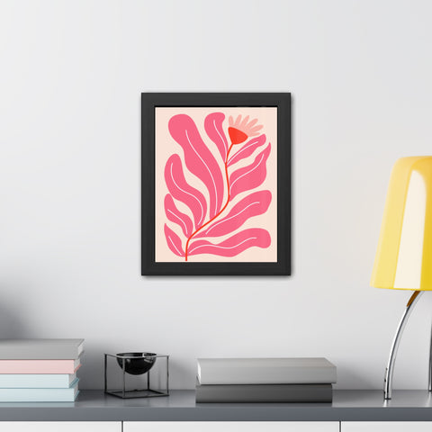 Marinda 6 - Vibrant Floral Framed Poster - Modern Wall Art Decor