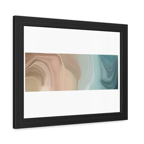 Rock Formation 1 - Abstract Wave Framed Poster | Modern Home Decor | Serenity & Style