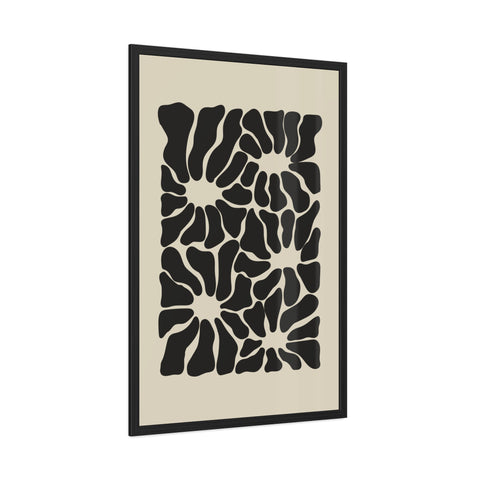 Boho Floral 2 - Abstract Wall Art Framed Posters - Modern Home Decor