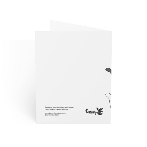 Cute Cat Blank Title (write your own) Greeting Cards — Friendship Greeting Cards - Illustrated, Funny, Snarky, Modern