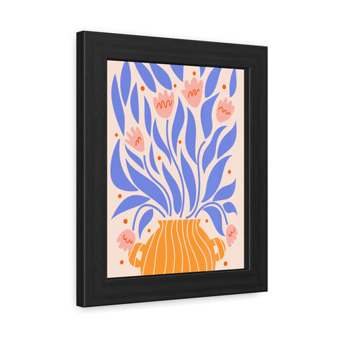 Marinda 1 - Vibrant Floral Framed Poster - Modern Home Decor