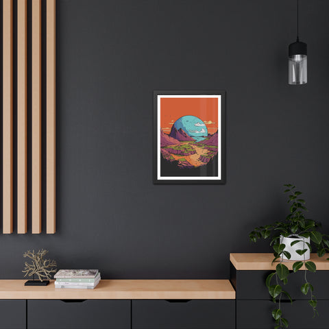 Astrum 3 - Vibrant Framed Poster – Scenic Landscape Art for Home Décor