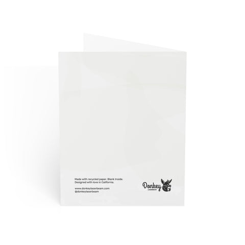 Watercolor Brushstroke Greeting Card — Abstract Greeting Card - Illustrated, Beautiful, Modern